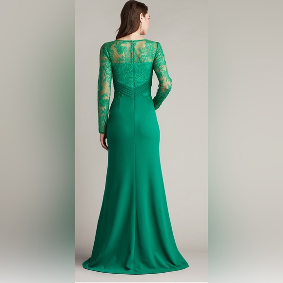 Tadashi Shoji Green Lace Maxi Dress - Picture 4 of 12